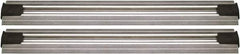 Quantum Storage - 2-1/2" Wide, Open Shelving Accessory/Component - Aluminum, Anodized Aluminum Finish, 228" Long, Use with Wire Shelving Units - Industrial Tool & Supply