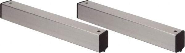 Quantum Storage - 2" Wide, Open Shelving Accessory/Component - Aluminum, Anodized Aluminum Finish, 24" Long, Use with Wire Shelving Units - Industrial Tool & Supply