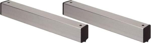 Quantum Storage - 2" Wide, Open Shelving Accessory/Component - Aluminum, Anodized Aluminum Finish, 30" Long, Use with Wire Shelving Units - Industrial Tool & Supply