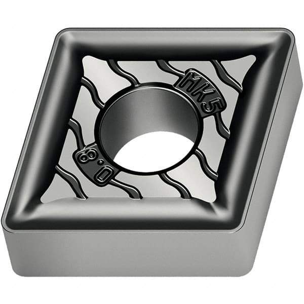 Walter - CNMG644 MK5 Grade WKK10S Carbide Turning Insert - TiCN/Al2O3/TiCN Finish, 80° Diamond, 3/4" Inscr Circle, 1/4" Thick, 1/16" Corner Radius - Industrial Tool & Supply