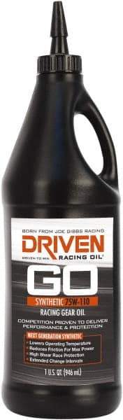 Joe Gibbs Driven Racing Oil - Bottle, Synthetic Gear Oil - ISO 100 - Industrial Tool & Supply