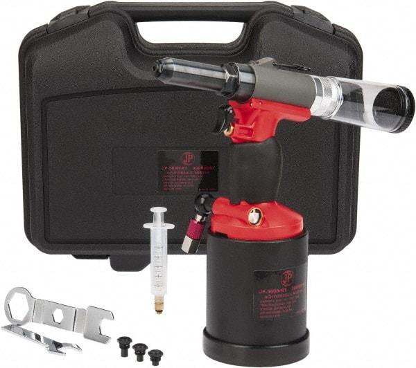 PRO-SOURCE - 3/16, 7/32, 1/4 & 5/16" Capacity, Air Riveter - 4 CFM, 22.5mm Long Stroke, 1/4 NPT Inlet - Industrial Tool & Supply