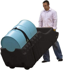 Justrite - Mobile Spill Containment Type: Poly Drum Caddy Number of Drums: 1 - Industrial Tool & Supply