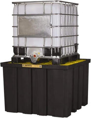 Justrite - 372 Gallon Sump Polyurethane IBC Pallet - 55 Inch Long x 55 Inch Wide x 37-1/2 Inch High, 1 Tote, 9,000 Lbs. Load Capacity, Fork Liftable - Industrial Tool & Supply