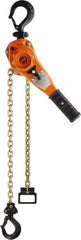 CM - 1,650 Lb Lifting Capacity, Lever Hoist - Made from Chain, 45 Lb Avg Pull to Lift Rated Load - Industrial Tool & Supply
