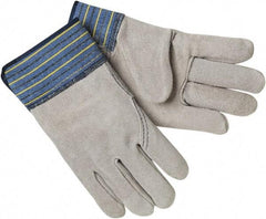 MCR Safety - Leather Work Gloves - Industrial Tool & Supply