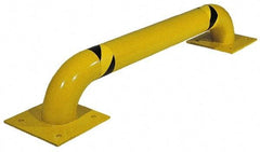 Vestil - 36" Long x 16" High, Steel Rack Guard - Low Profile, 4-1/2" Pipe - Industrial Tool & Supply
