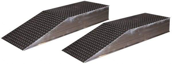 Vestil - 72" Long x 24" Wide x 12" High, Aluminum Truck Wheel Riser - 24,000 Lb Load Limit - Industrial Tool & Supply