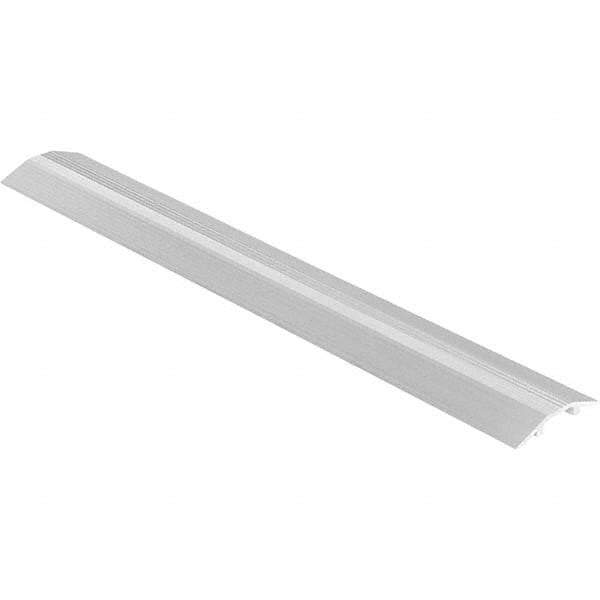 Vestil - 48" Long x 7" Wide x 1-1/8" High, Aluminum Hose & Cable Ramp - 2-1/2 Inch Long x 3/4 Inch High Hose and Cable Cavity - Industrial Tool & Supply