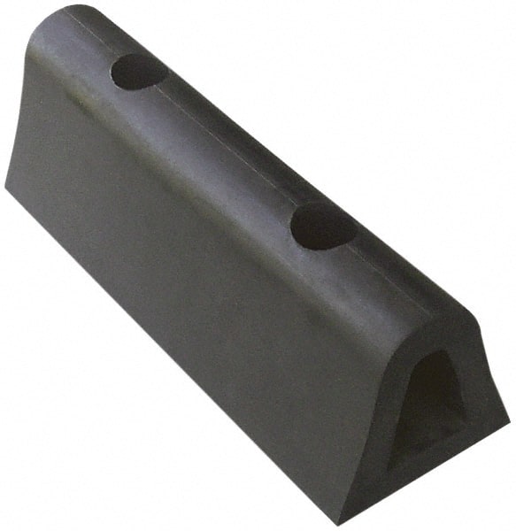 Vestil - Synthetic Rubber Extruded Half-Oval Fender Bumper - Industrial Tool & Supply