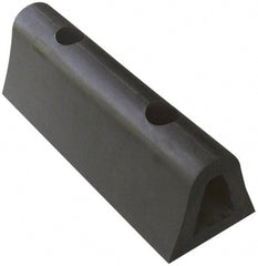 Vestil - Synthetic Rubber Extruded Half-Oval Fender Bumper - Industrial Tool & Supply