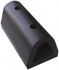 Vestil - 12 Inch Long x 6 Inch Wide x 6 Inch High Extruded Half-Oval Fender Bumper - 12 Inch Long x 6 Inch Wide x 6 Inch High Extruded Half-Oval Fender Bumper - Industrial Tool & Supply