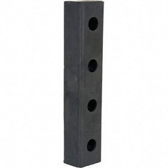 Vestil - 20 Inch Long x 4-1/2 Inch Wide x 3 Inch Projection Molded Rubber Bumper - 20 Inch Long x 4-1/2 Inch Wide x 3 Inch Projection Molded Rubber Bumper - Industrial Tool & Supply