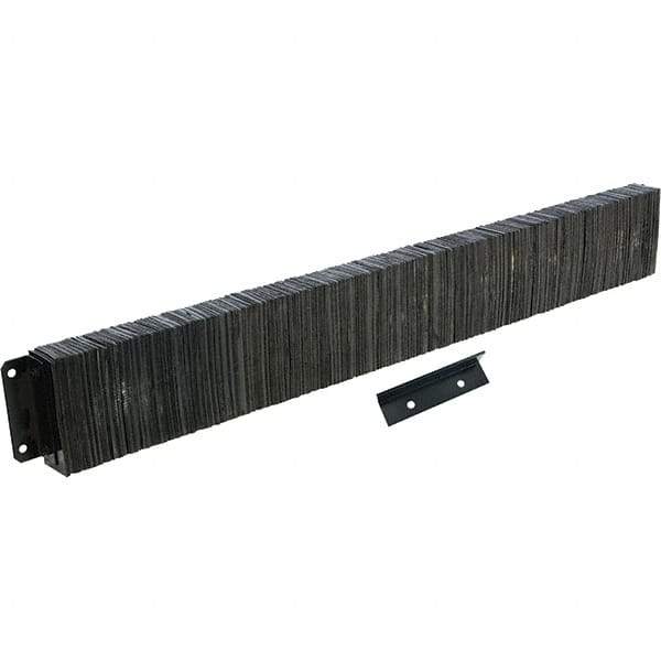 Vestil - 96 Inch Wide x 12 Inch High x 4 Inch Projection Laminated Dock Bumper - 96 Inch Wide x 12 Inch High x 4 Inch Projection Laminated Dock Bumper - Industrial Tool & Supply