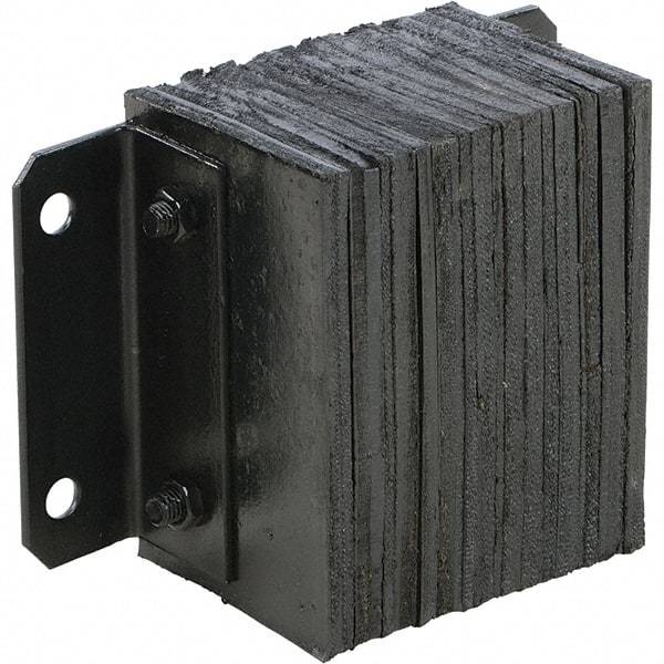 Vestil - 12 Inch Wide x 10 Inch High x 6 Inch Projection Laminated Dock Bumper - 12 Inch Wide x 10 Inch High x 6 Inch Projection Laminated Dock Bumper - Industrial Tool & Supply