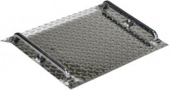 Vestil - 500 Lb Aluminum Dock Plate - 18" Long x 36" Wide x 9" High - Industrial Tool & Supply