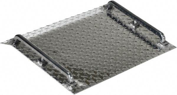 Vestil - 500 Lb Aluminum Dock Plate - 18" Long x 30" Wide x 9" High - Industrial Tool & Supply