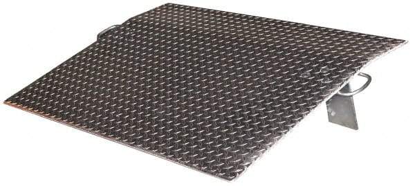Vestil - 4,100 Lb Aluminum Dock Plate - 36" Long x 60" Wide x 5" High - Industrial Tool & Supply