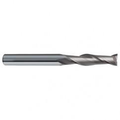 12mm Dia. x 150mm Overall Length 2-Flute Square End Solid Carbide SE End Mill-Round Shank-Center Cut-Uncoated - Industrial Tool & Supply