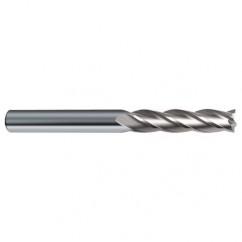 16mm Dia. x 150mm Overall Length 4-Flute Square End Solid Carbide SE End Mill-Round Shank-Center Cut-Uncoated - Industrial Tool & Supply