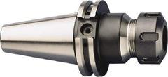 HAIMER - 1mm to 13mm Capacity, 7.87" Projection, CAT40 Taper Shank, ER20 Collet Chuck - 0.0001" TIR, Through-Spindle & DIN Flange Coolant - Exact Industrial Supply