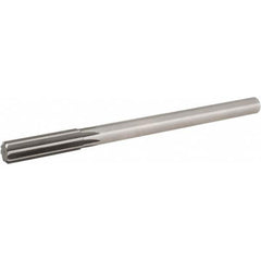 Hertel - 35/64" High Speed Steel 8 Flute Chucking Reamer - Industrial Tool & Supply