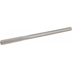 Hertel - 0.406" High Speed Steel 6 Flute Chucking Reamer - Industrial Tool & Supply