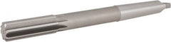 Hertel - 1-1/8" High Speed Steel 10 Flute Chucking Reamer - Industrial Tool & Supply