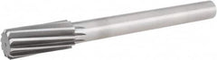 Hertel - 1-3/8" High Speed Steel 10 Flute Chucking Reamer - Industrial Tool & Supply