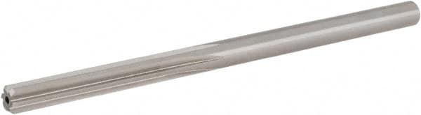 Hertel - #10 High Speed Steel 6 Flute Chucking Reamer - Industrial Tool & Supply
