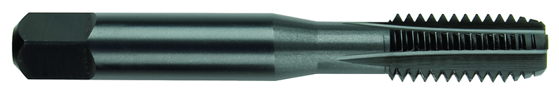 7/16-14 Dia. - GH3 - 4 FL - Premium HSS - Black Oxide - Semi Bottoming Straight FL Tap - Industrial Tool & Supply