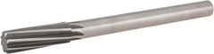 Hertel - 1-1/16" High Speed Steel 8 Flute Chucking Reamer - Spiral Flute, 7/8" Straight Shank, 2-3/4" Flute Length, 10-1/2" OAL - Industrial Tool & Supply