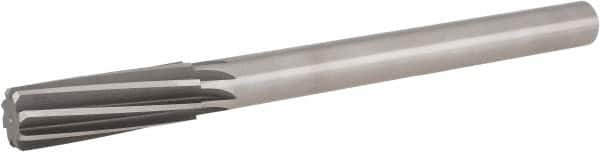 Hertel - 27/32" High Speed Steel 8 Flute Chucking Reamer - Industrial Tool & Supply