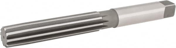 Hertel - 1-7/16" Diam, Straight Shank, 6.44" Flute, Hand Reamer - Industrial Tool & Supply
