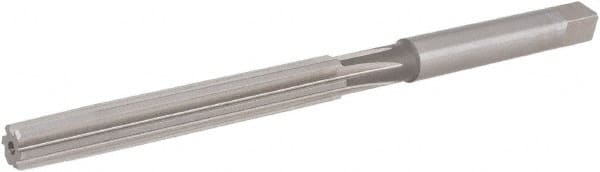 Hertel - 7/16" Diam, Straight Shank, 2-3/4" Flute, Hand Reamer - Industrial Tool & Supply