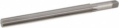Hertel - #11 Pin, 0.878" Diam, 0.706" Small End, 3/4" Diam Straight Shank, 8-1/4" Flute, Taper Pin Reamer - Industrial Tool & Supply