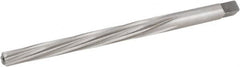 Hertel - #1 Pin, 0.1798" Diam, 0.1447" Small End, 3/16" Diam Straight Shank, 1-11/16" Flute, Taper Pin Reamer - Industrial Tool & Supply
