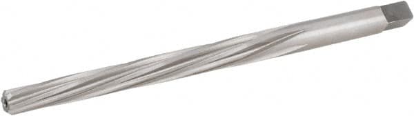 Hertel - #0 Pin, 0.1638" Diam, 0.1287" Small End, 11/64" Diam Straight Shank, 1-11/16" Flute, Taper Pin Reamer - Industrial Tool & Supply
