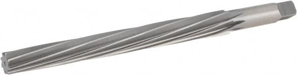 Hertel - #11 Pin, 0.878" Diam, 0.706" Small End, 3/4" Diam Straight Shank, 8-1/4" Flute, Taper Pin Reamer - Industrial Tool & Supply