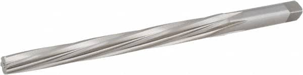 Hertel - #6 Pin, 0.354" Diam, 0.2773" Small End, 23/64" Diam Straight Shank, 3-11/16" Flute, Taper Pin Reamer - Industrial Tool & Supply