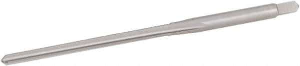 Hertel - #7/0 Pin, 0.0666" Diam, 0.0497" Small End, 5/64" Diam Straight Shank, 13/16" Flute, Taper Pin Reamer - Industrial Tool & Supply
