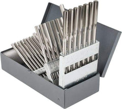 Hertel - A to Z, Chucking Reamer Set - Straight Flute, Right Hand Cut, 26 Pieces - Industrial Tool & Supply