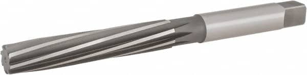 Hertel - 25/32" Diam, Straight Shank, 4.38" Flute, Hand Reamer - Industrial Tool & Supply