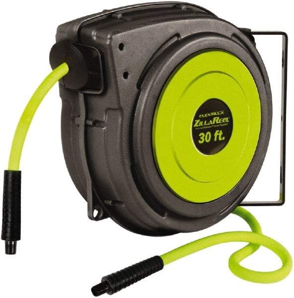 Legacy - 30' Spring Retractable Hose Reel - 150 psi, Hose Included - Industrial Tool & Supply