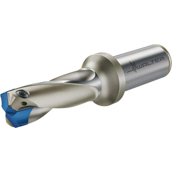 Walter - 0.472" Diam, 3xD, 1.42" Max Depth, 3/4" Shank Diam, 4.71" OAL, Replaceable Tip Drill - P6001-D12..R, P6002-D12..R, P6003-D12..R, P6004-D12..R Insert, B 4013 Toolholder, Series Xtra-tec - Industrial Tool & Supply