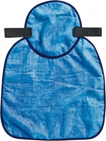 Ergodyne - Cotton & PVA Hard Hat Pad - Hook and Loop Attachment, Blue, Compatible with All Hard Hats - Industrial Tool & Supply