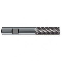 25mm Dia. - 121mm OAL - 45° Helix Bright Carbide End Mill - 10 FL - Industrial Tool & Supply
