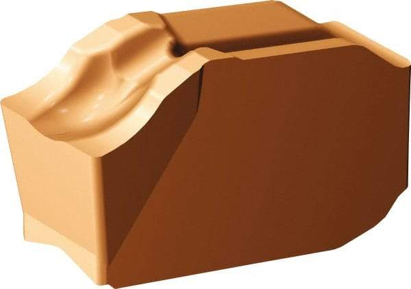 Sandvik Coromant - QDG CM 1125 Grade, 0.1181" Cutting Width, Carbide Cutoff Insert - 0° Neutral Lead Angle, 0.0079" Cnr Rad, TiCrAlN/TiAlN Coated - Industrial Tool & Supply