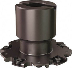 Seco - Shell Mount Connection, 0.8071" Cutting Width, 0.807" Depth of Cut, 3" Cutter Diam, 3/4" Hole Diam, 10 Tooth Indexable Slotting Cutter - R335.19 Toolholder, 335.19-1103 Insert - Industrial Tool & Supply