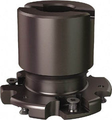 Seco - Shell Mount Connection, 0.5551" Cutting Width, 0.555" Depth of Cut, 2-1/2" Cutter Diam, 3/4" Hole Diam, 6 Tooth Indexable Slotting Cutter - R335.19 Toolholder, 335.19-1205 Insert - Industrial Tool & Supply